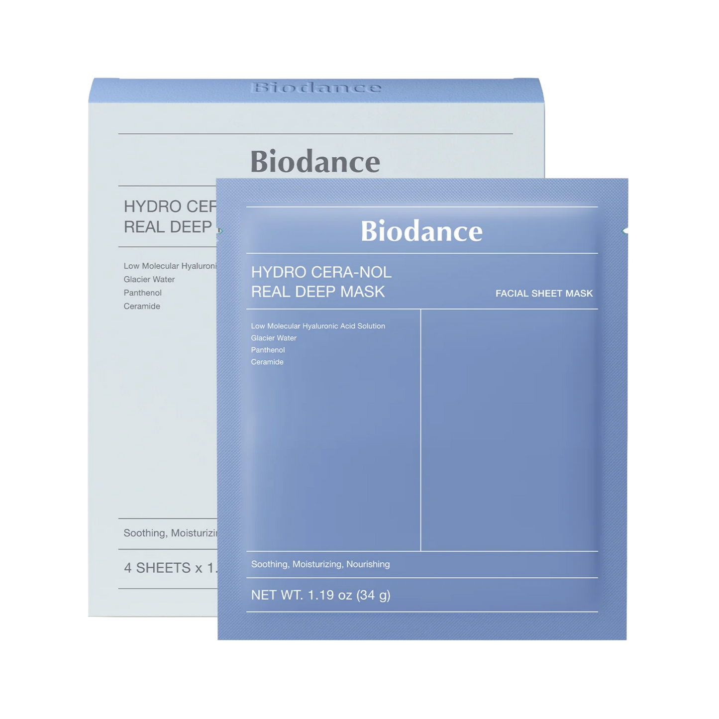 Biodance Hydro Cera-Nol Real Deep Mask 4 st x 34 g