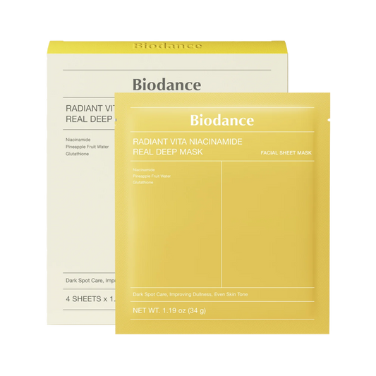 Biodance Radiant Vita Niacinamide Real Deep Mask 4 st x 34 g