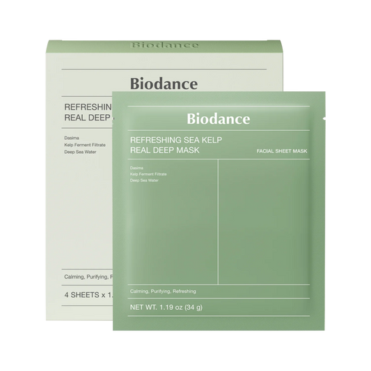 Biodance Refreshing Sea Kelp Real Deep Mask 4 pcs x 34 g