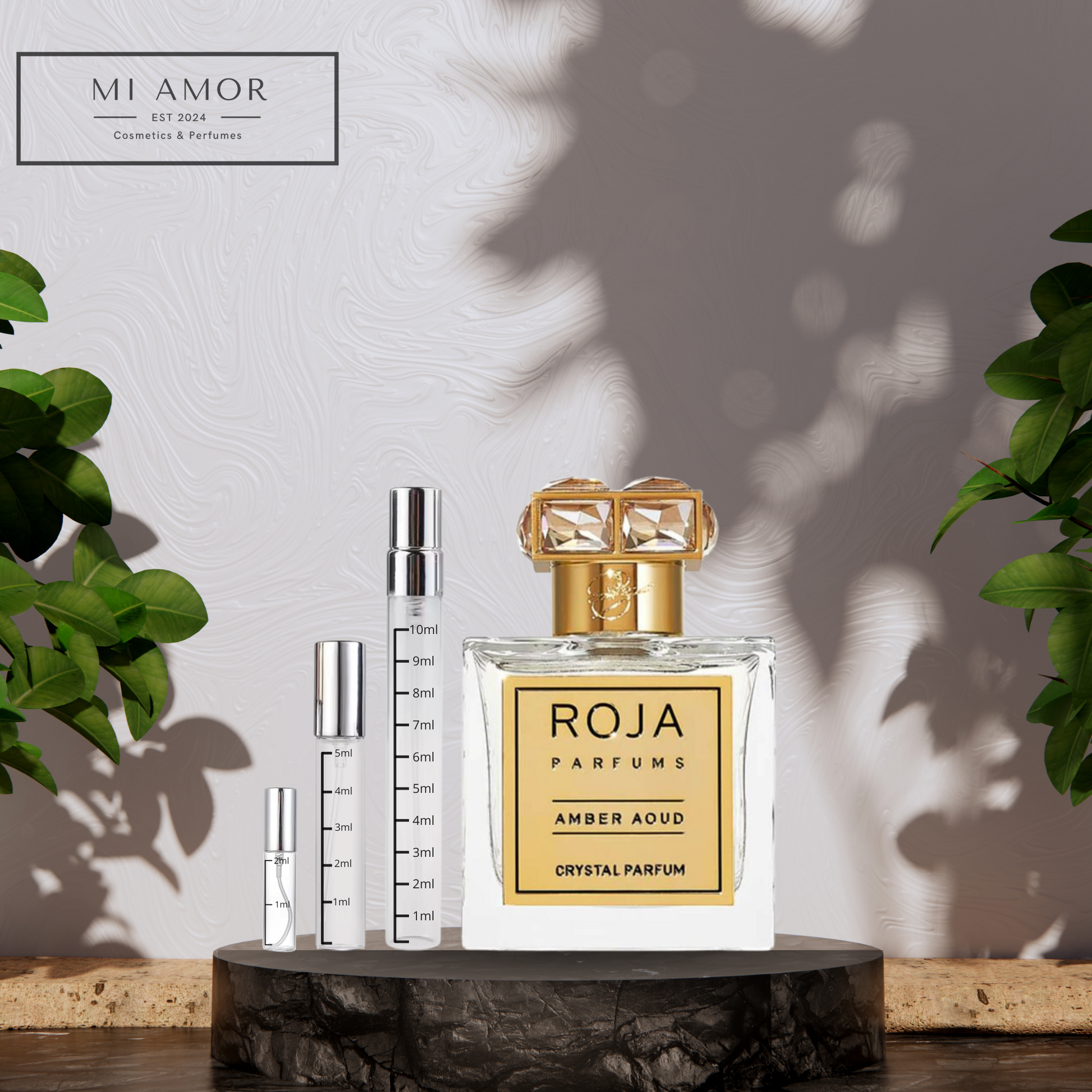 Roja Parfums Amber Aoud Crystal Parfum parfymprover